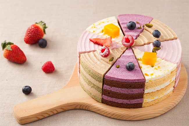 玲瓏八角裸蛋糕