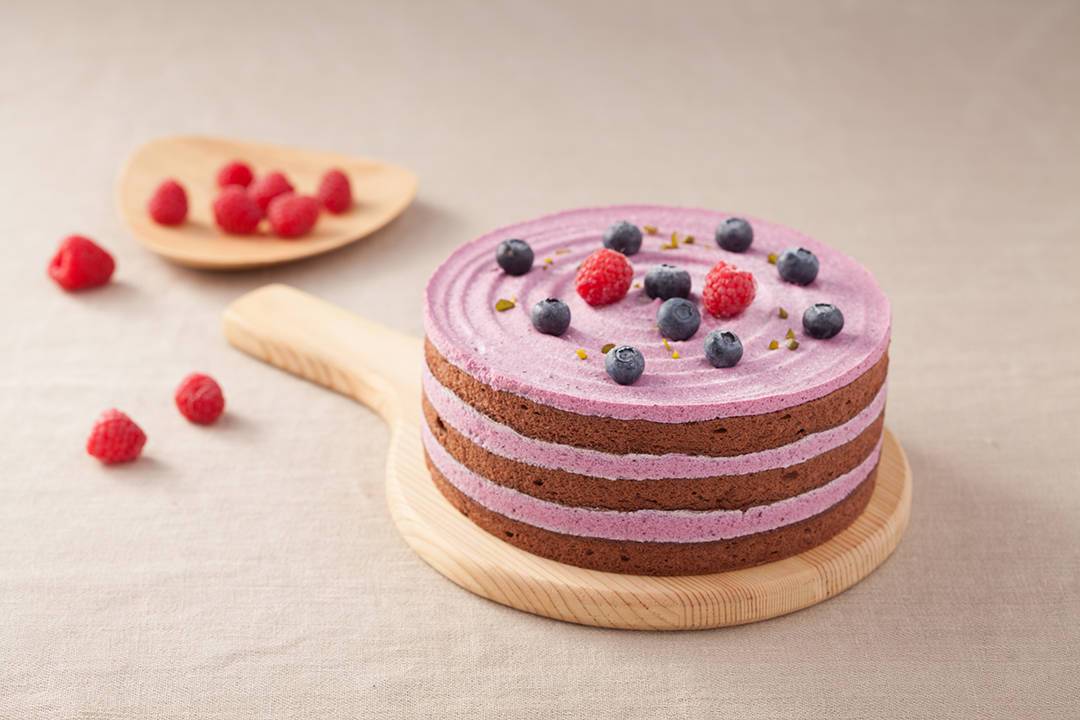 藍莓年輪醬心裸蛋糕 藍莓年輪醬心裸蛋糕