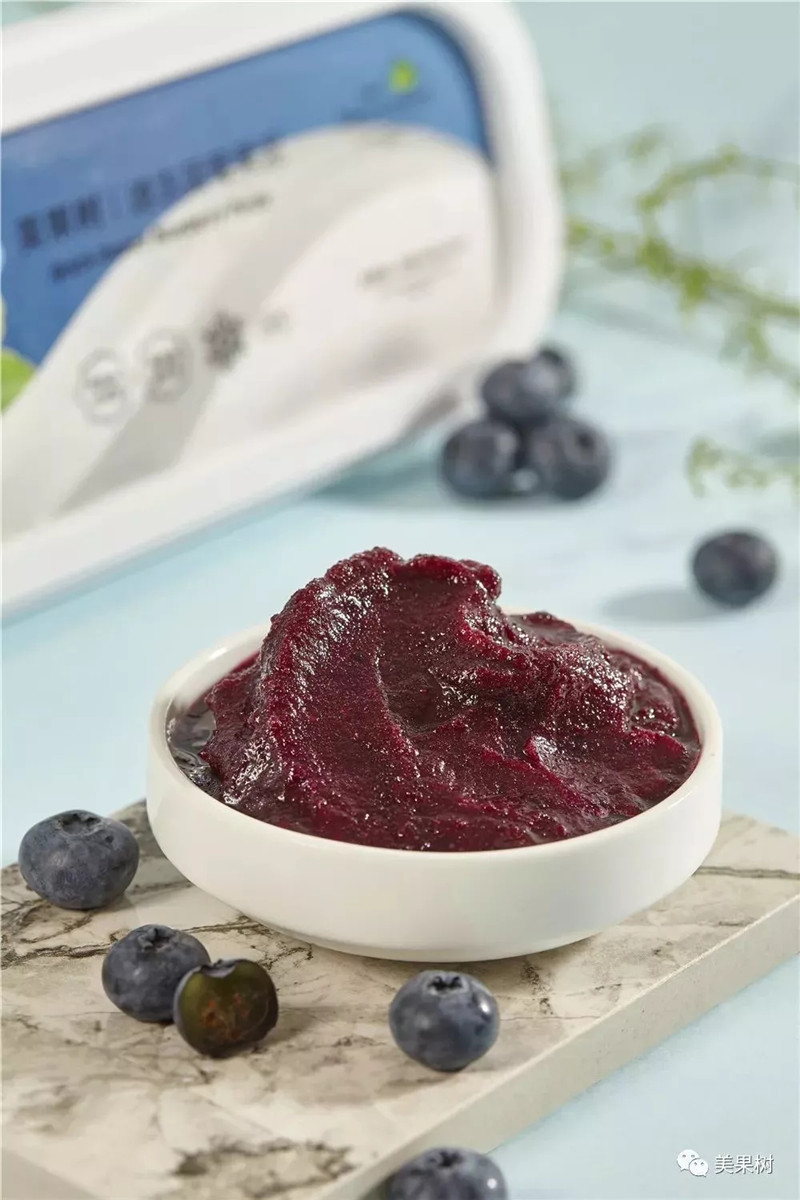 速凍藍(lán)莓果泥